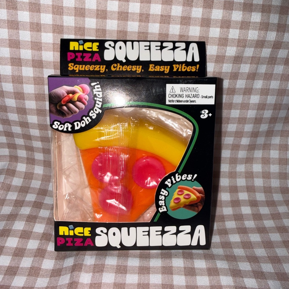 Viral Squeezza Pizza Squishy Stress Toy - Brand New